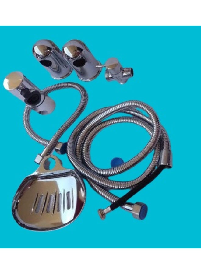 Complete shower set + 3-piece mixer set - Image 2